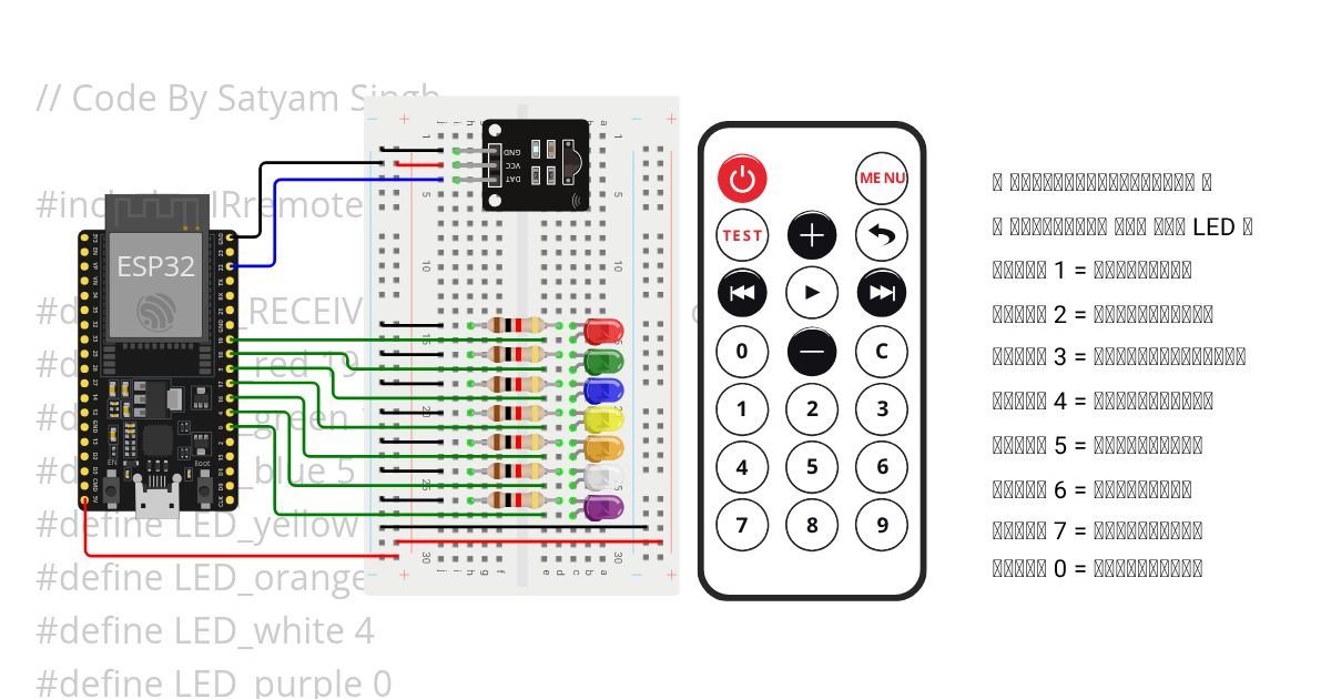 ESP32 IRremote simulation