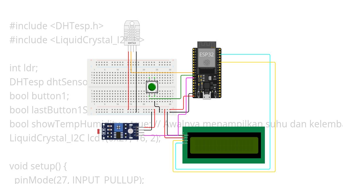 ldr dht22 lcd simulation