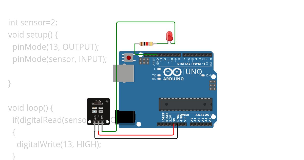 16.IR Sensor simulation