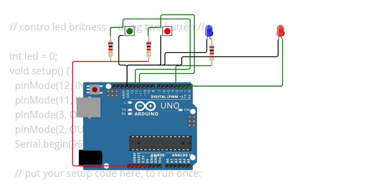 led 2 simulation