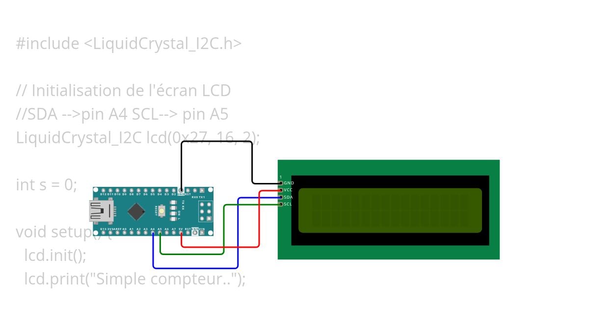 LCD_I2C simulation