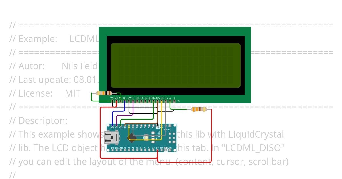 LCD_Display Menu simulation