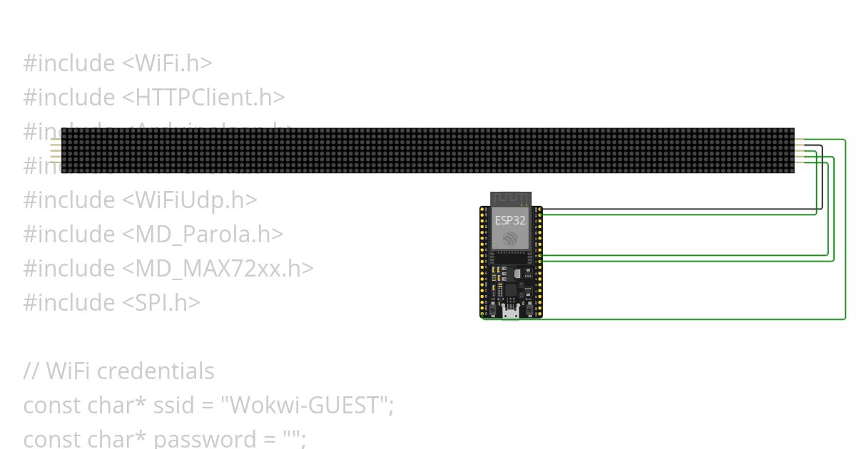 iot wifi clock   simulation