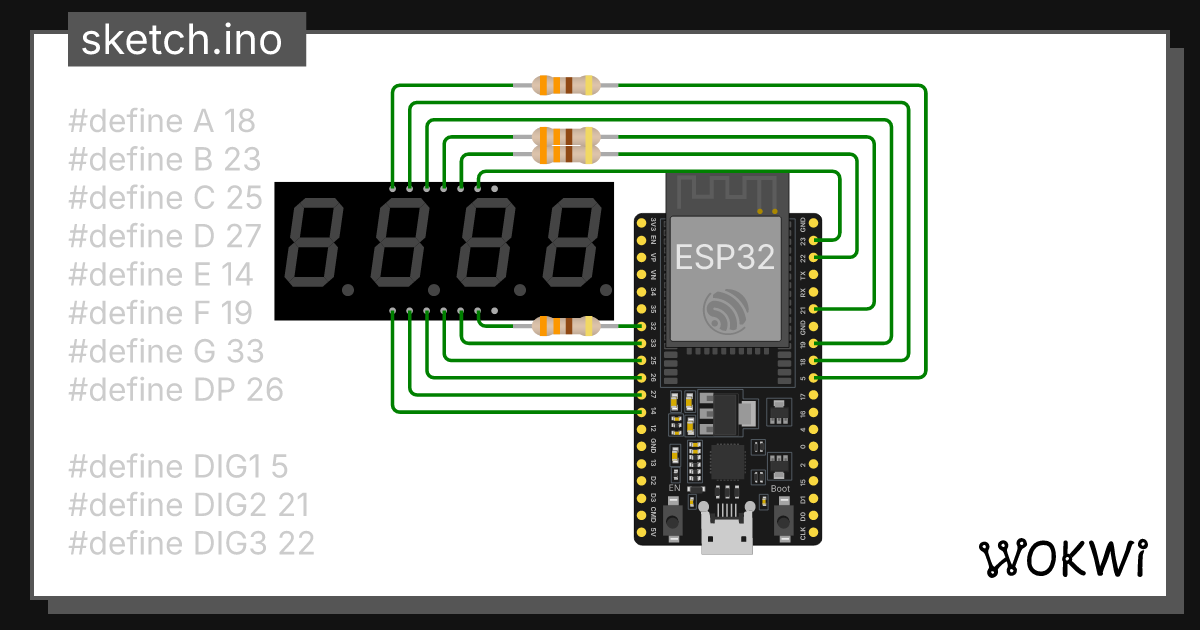 Wokwi - Online ESP32, STM32, Arduino Simulator