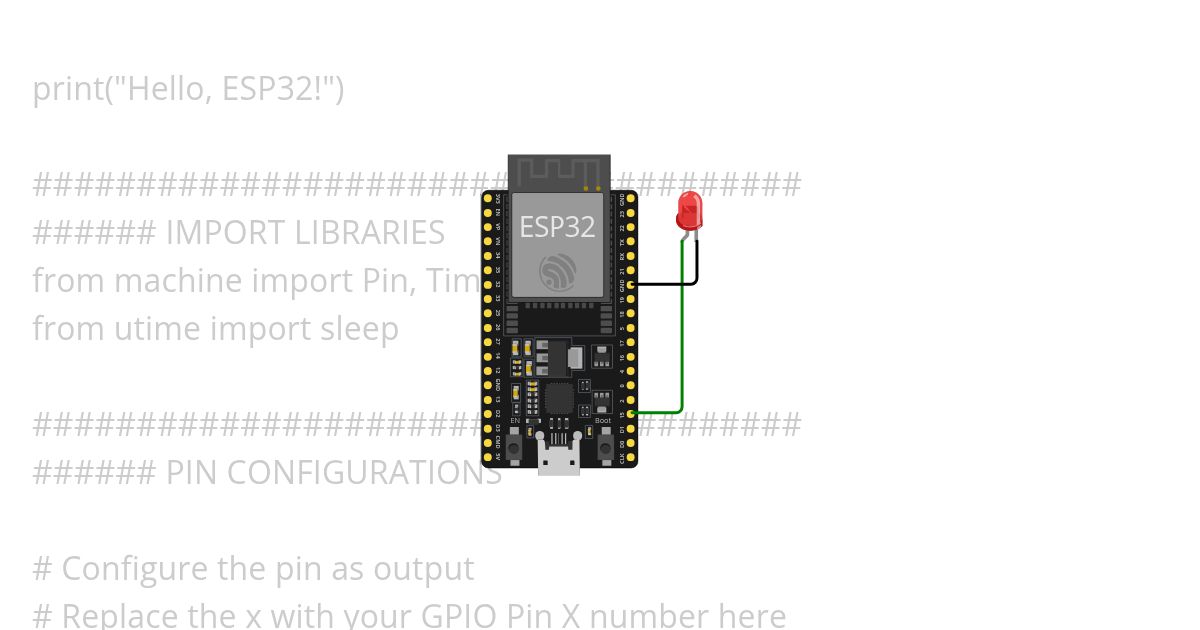 timer:LED simulation