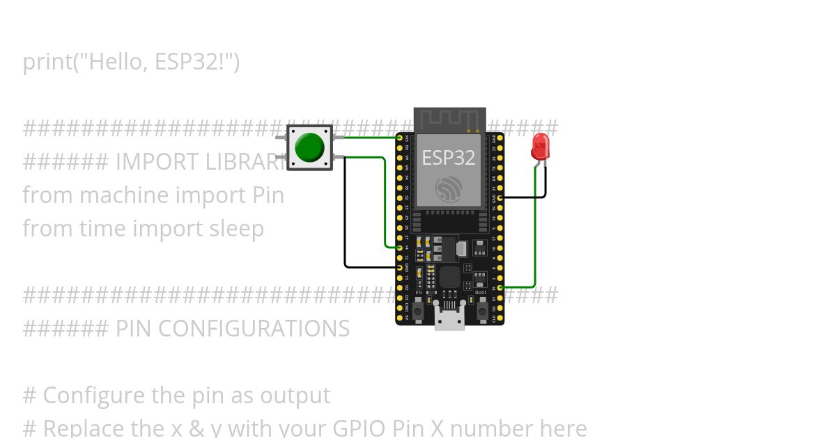 interrupt:Push Button LED simulation