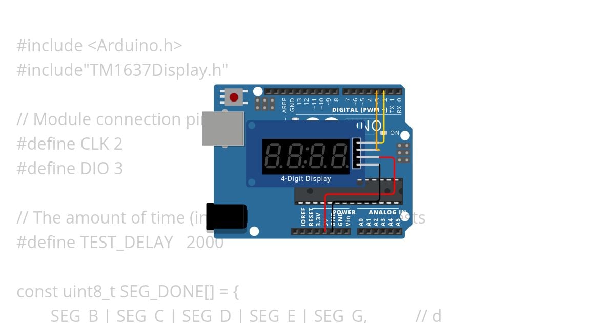 TM 1637 TEST simulation