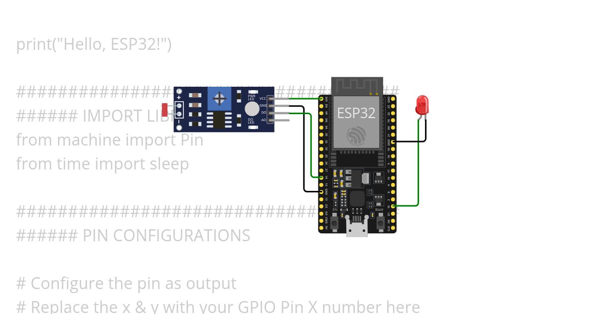 interrupt:LDR LED simulation