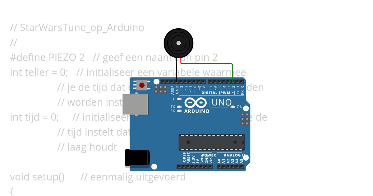 StarWarsTune_Arduino simulation