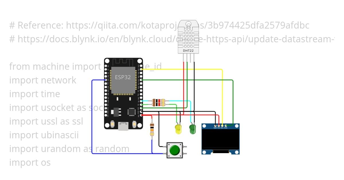 Micropython Blynk ESP32 use HTTP API simulation