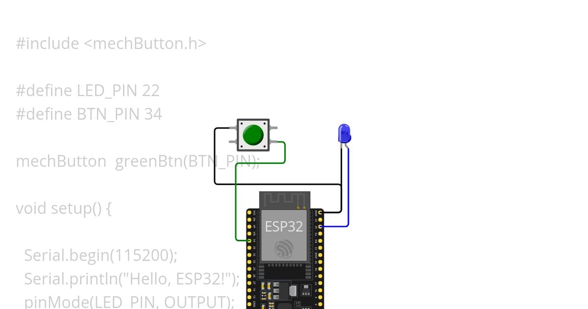 ESP32_mechButton test simulation