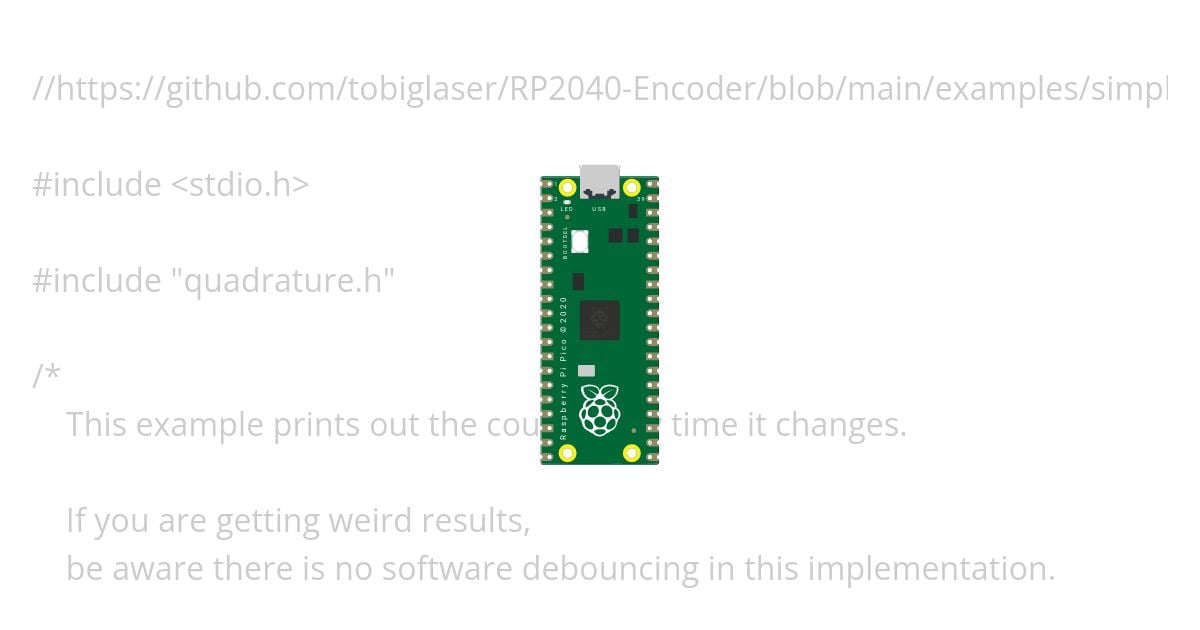RP2040Quadrature simulation