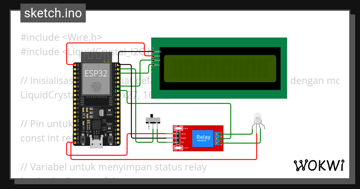 ESP32 Belajar 1 - Wokwi ESP32, STM32, Arduino Simulator