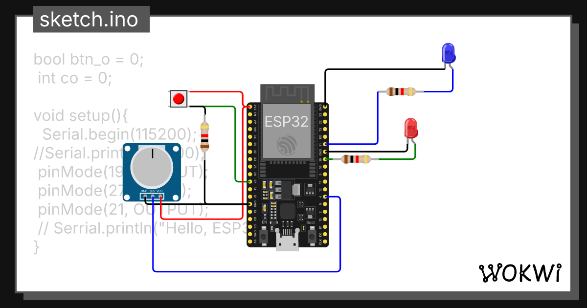 Wokwi - Online ESP32, STM32, Arduino Simulator