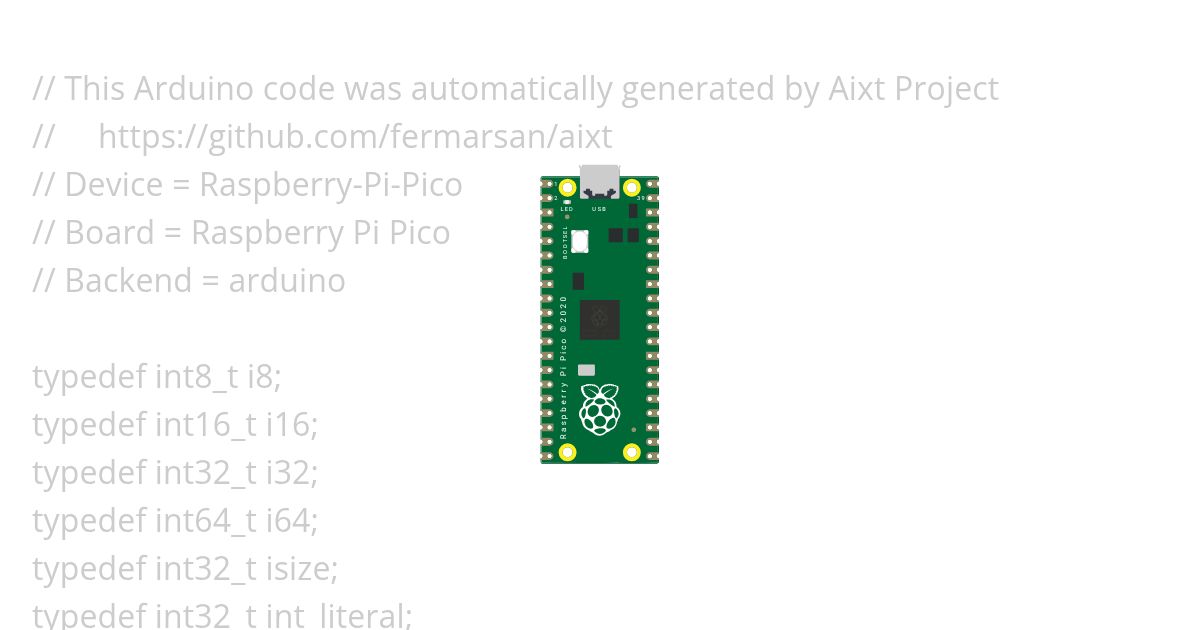 blinking RP-Pico (Aixt) simulation