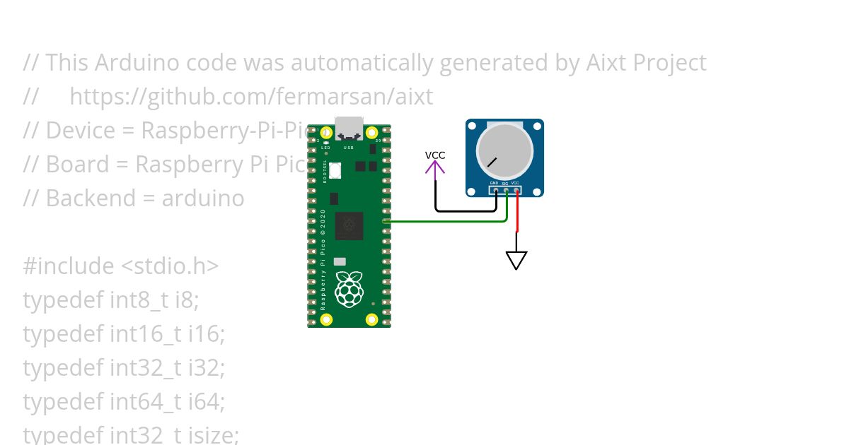 UART-ADC RP-Pico (Aixt) simulation