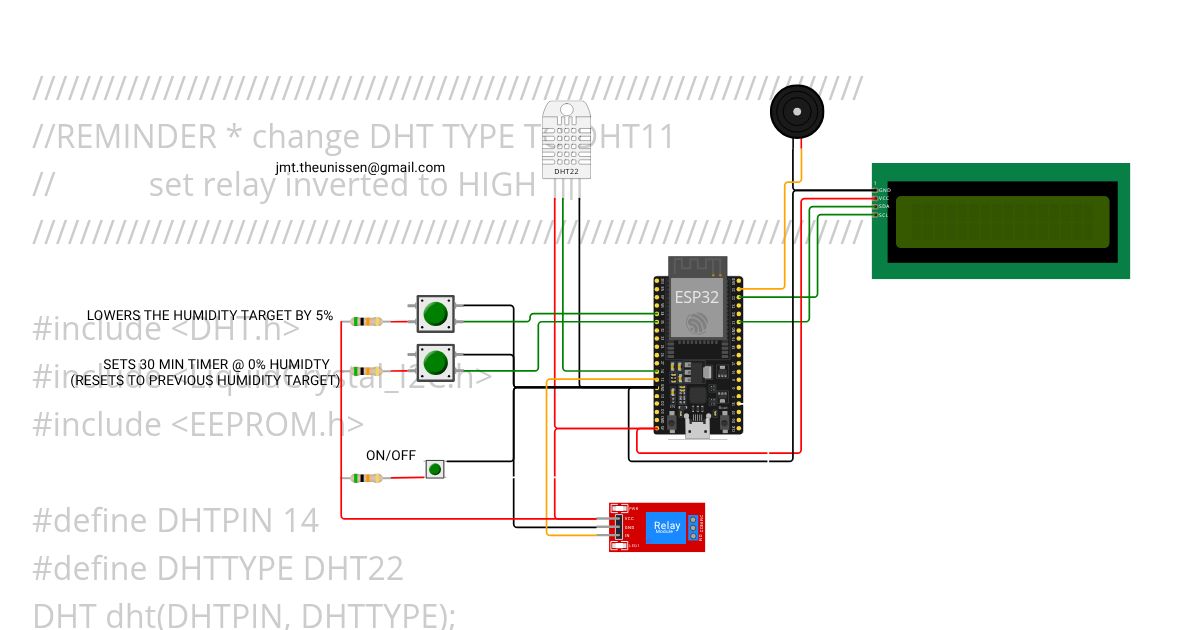 FILAMENT DEHUMIDIFIER BUTTONS simulation