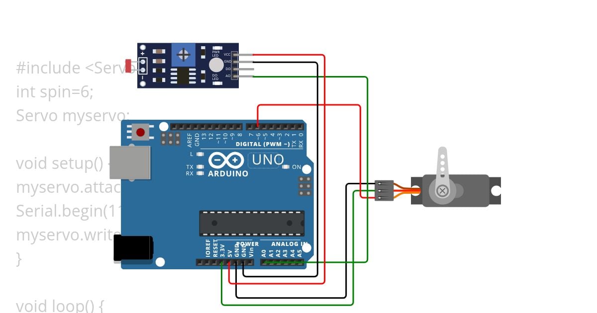 Servo_motor_kontrol_arduino_withLDRsensor simulation