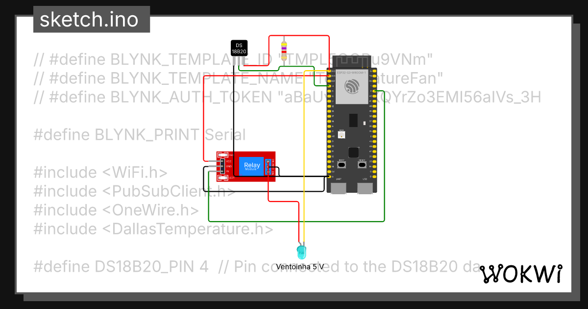 Temperature Fan Copy 2 - Wokwi ESP32, STM32, Arduino Simulator