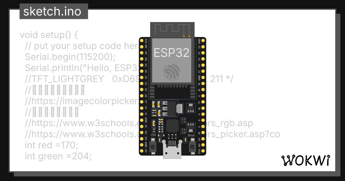 Wokwi online esp32 stm32 arduino simulator