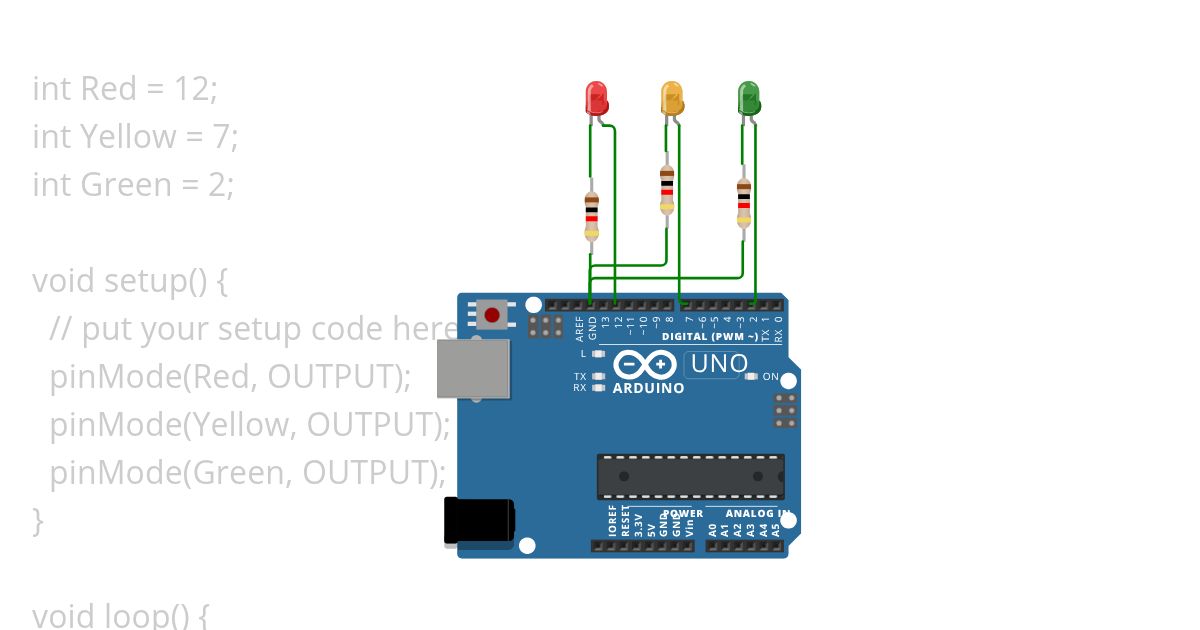 Simple Traffic Light System simulation