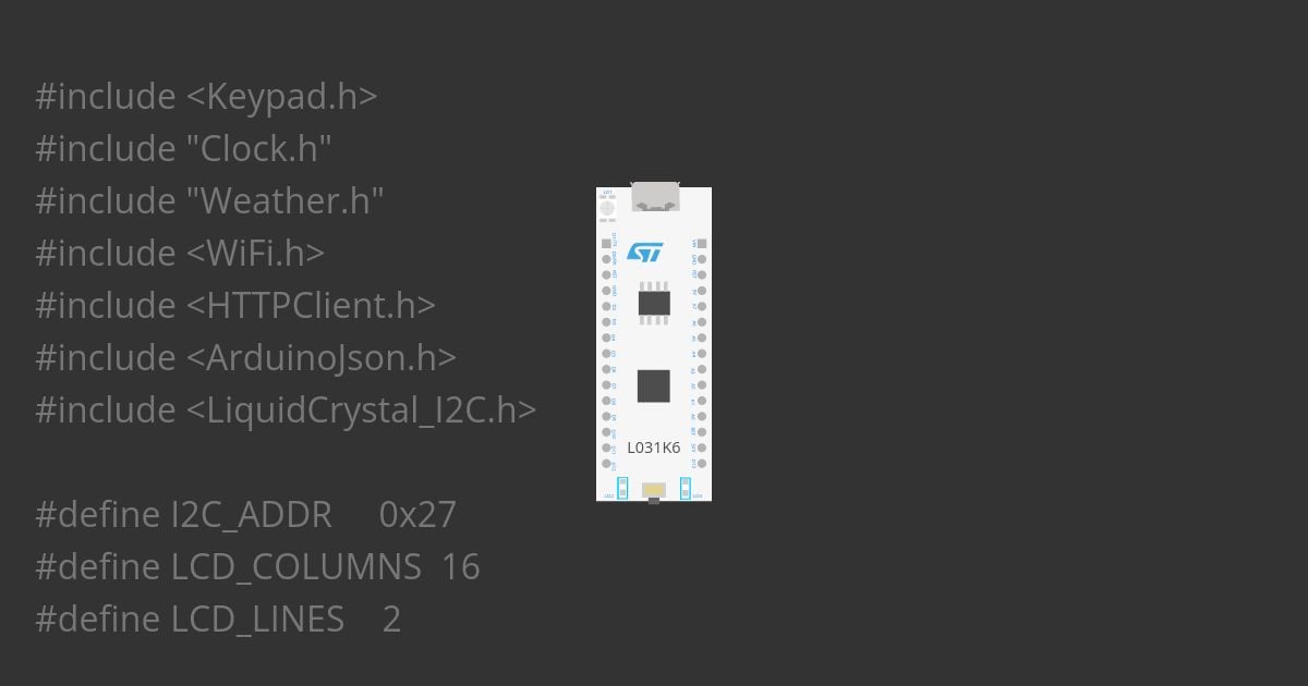 stm32 nucleo l031k6 vicky