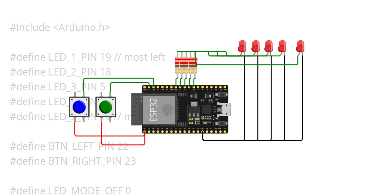 led chaser _ millis simulation