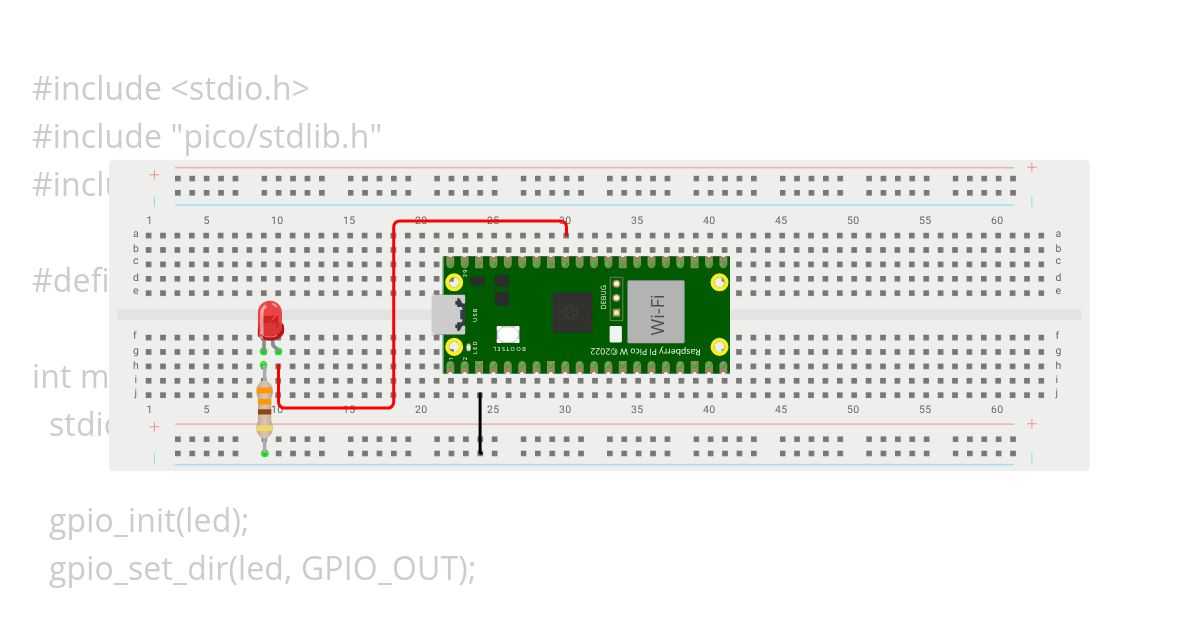 Blink_Pisca_Led_PI_Pico_W simulation