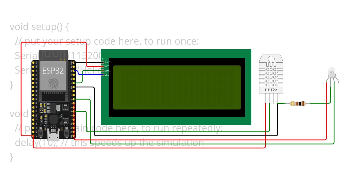 Pemantau suhu simulation