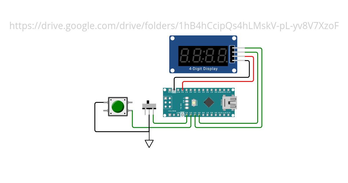 Stop Watch with 7-Segment simulation