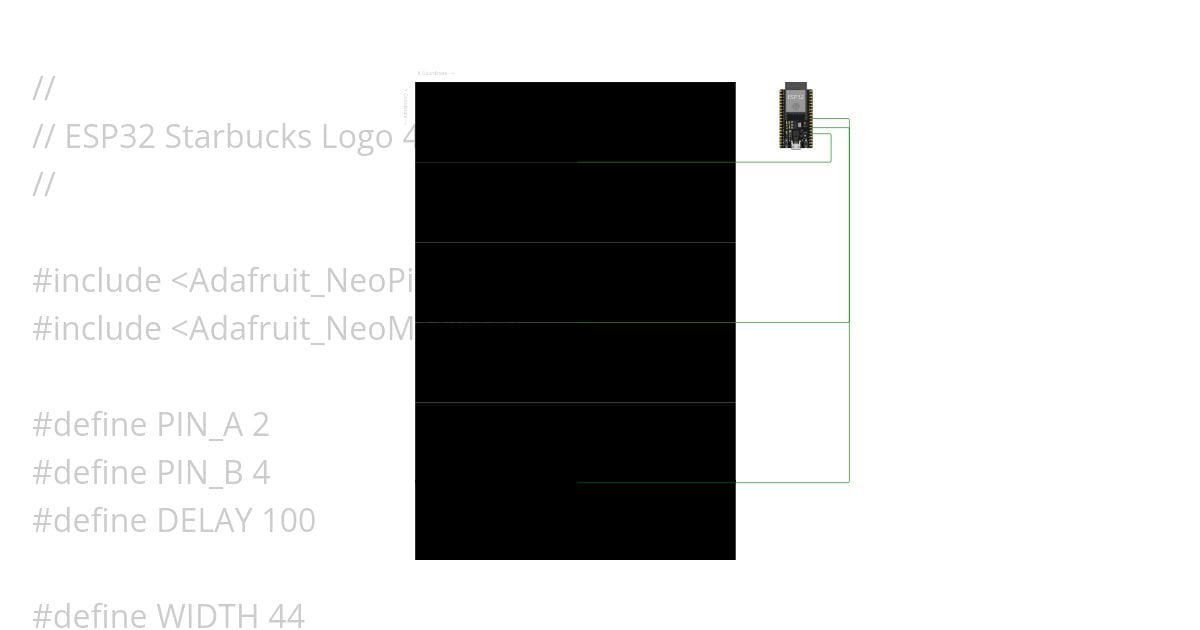 ESP32 Starbuck Logo 44x44 simulation