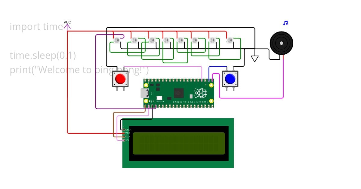 PingPong Starter template simulation