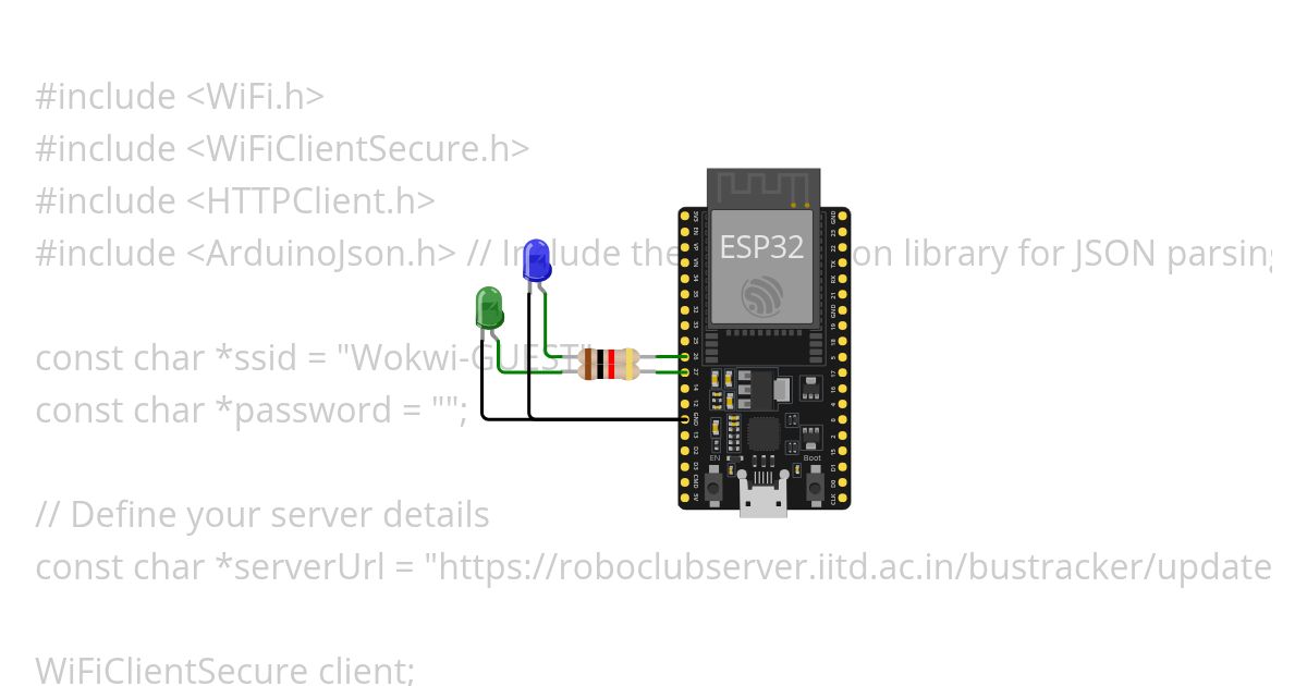 ESP32 HTTP Server Copy simulation