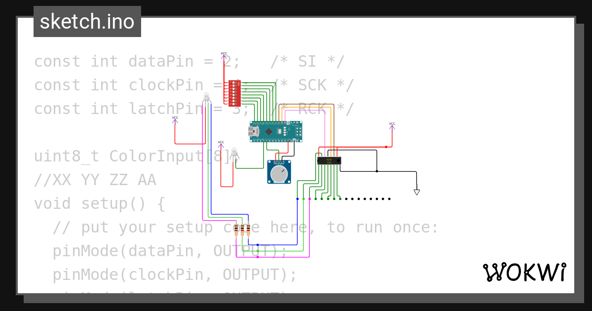 RGB Lights - Wokwi ESP32, STM32, Arduino Simulator
