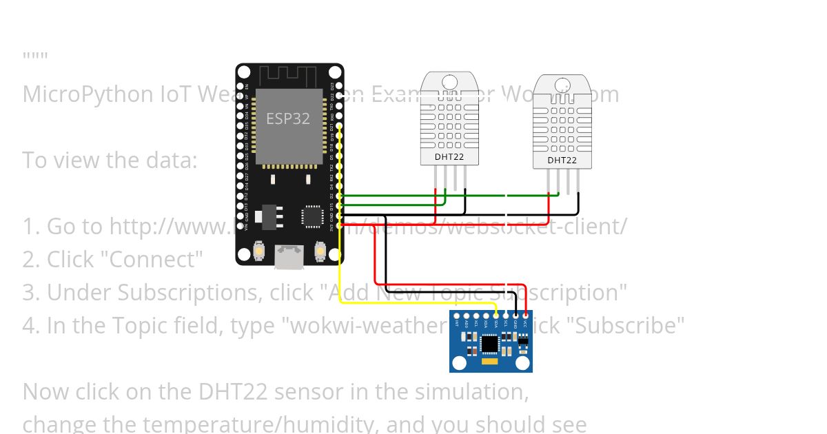 MicroPython MQTT ESP32 demo Copy simulation