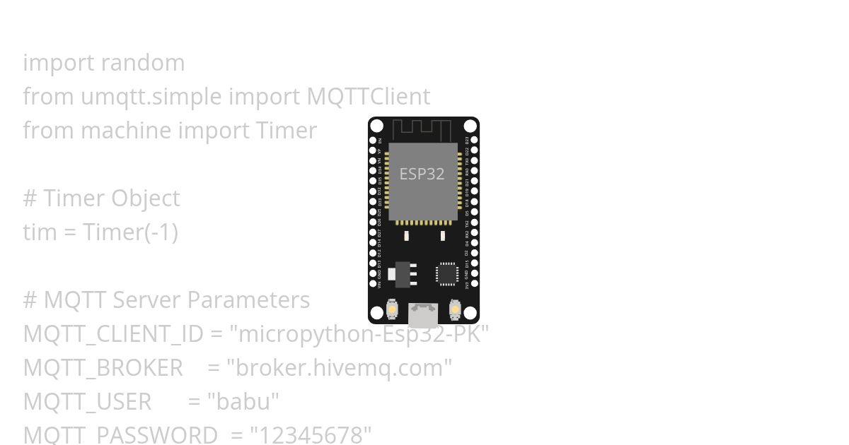 MicroPython MQTT simulation