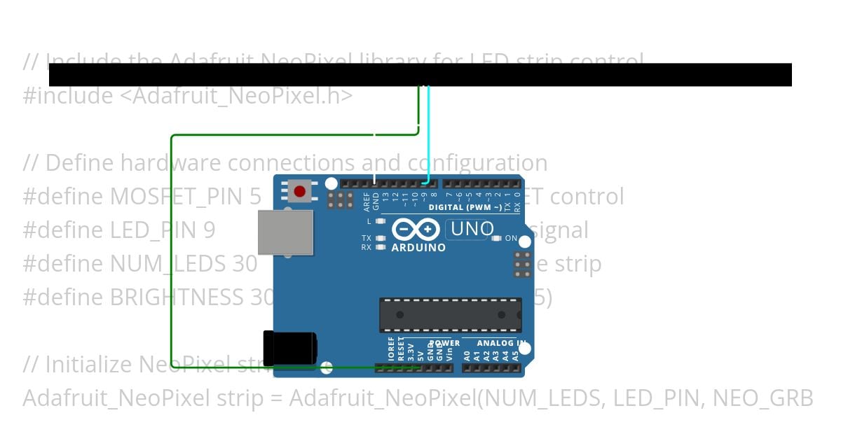 Array Led Strip Copy (2) simulation