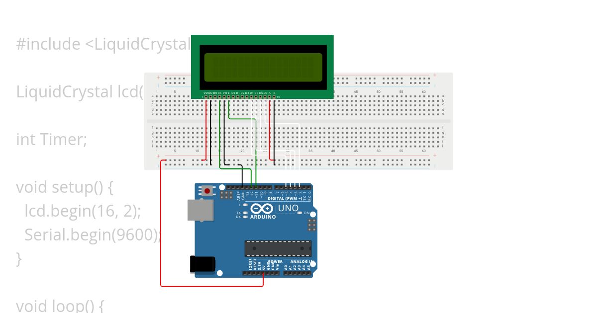 lcd timer simulation