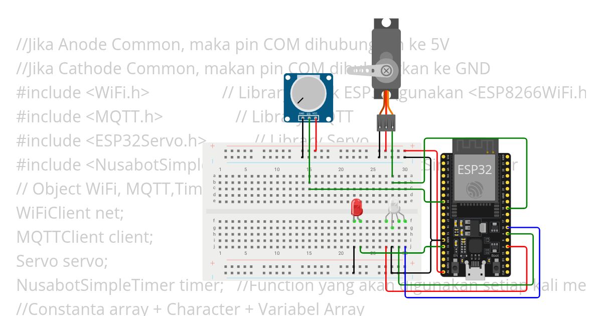 Kelas IoT - 72. Publish Data hanya jika ada perubahan nilai sensor simulation