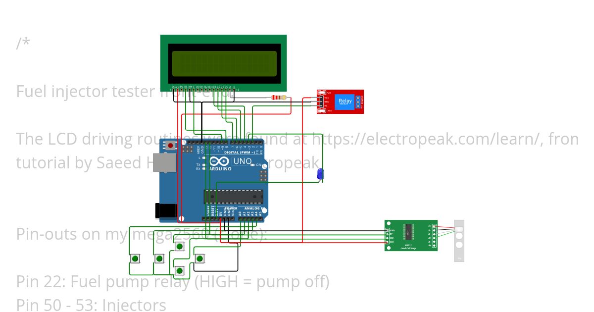 Fuel injektor tester Copy simulation