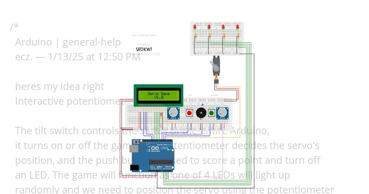 ecz. Pointing Game simulation