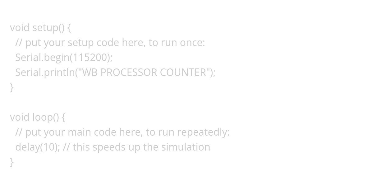 WB PROCESSOR Sensor simulation