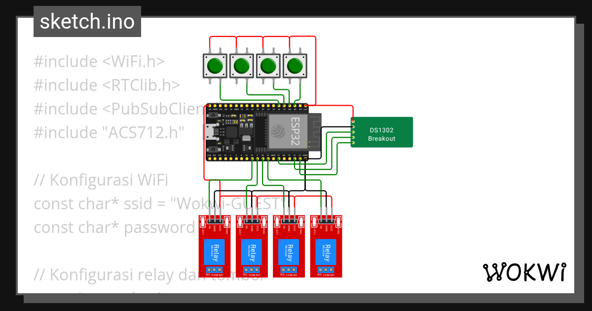 Wokwi - Online ESP32, STM32, Arduino Simulator