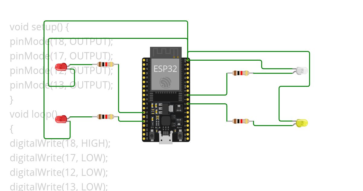 led linking 4 simulation