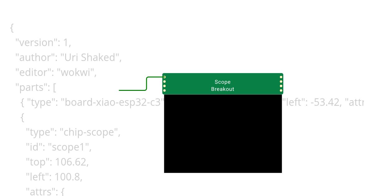 PWM-scope XIAO-ESP32-C3 (Aixt) simulation