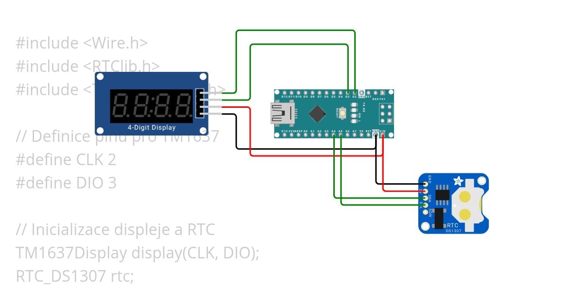 4-digit clock simulation