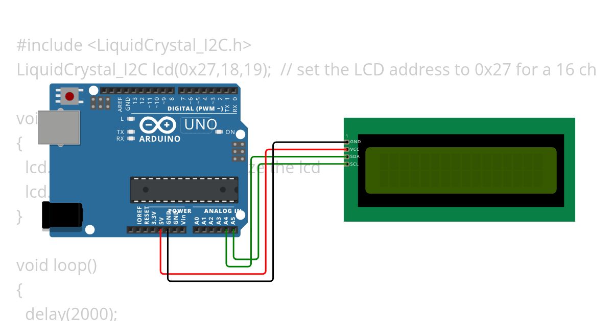16x2 lcd simulation