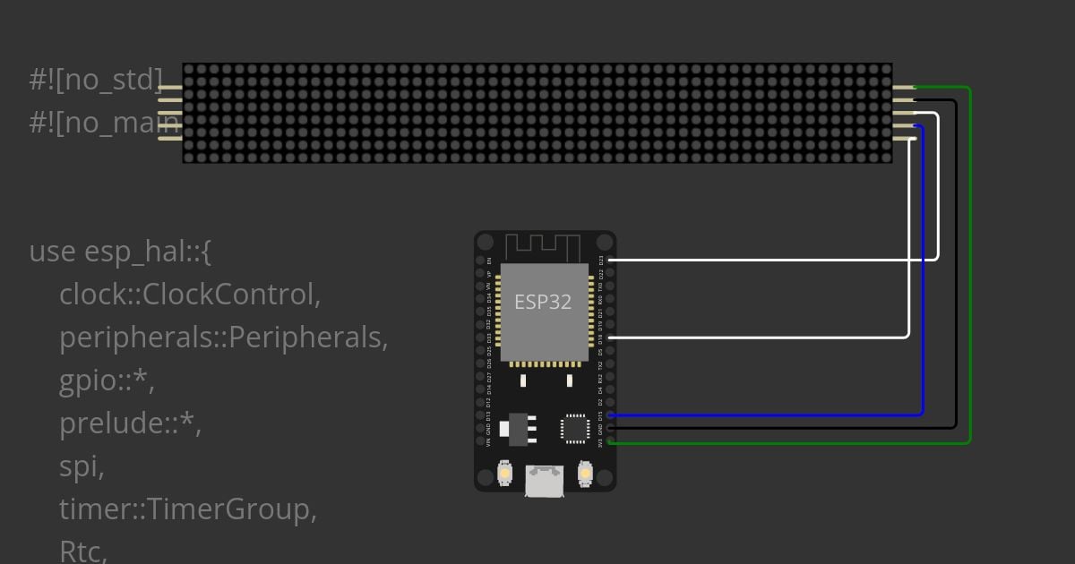 max7219-nostd-esp32 Copy