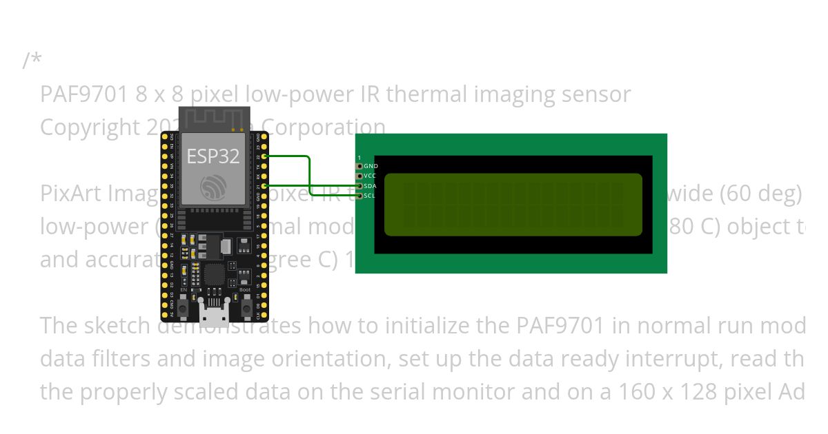 PAF9701 + Matrix simulation
