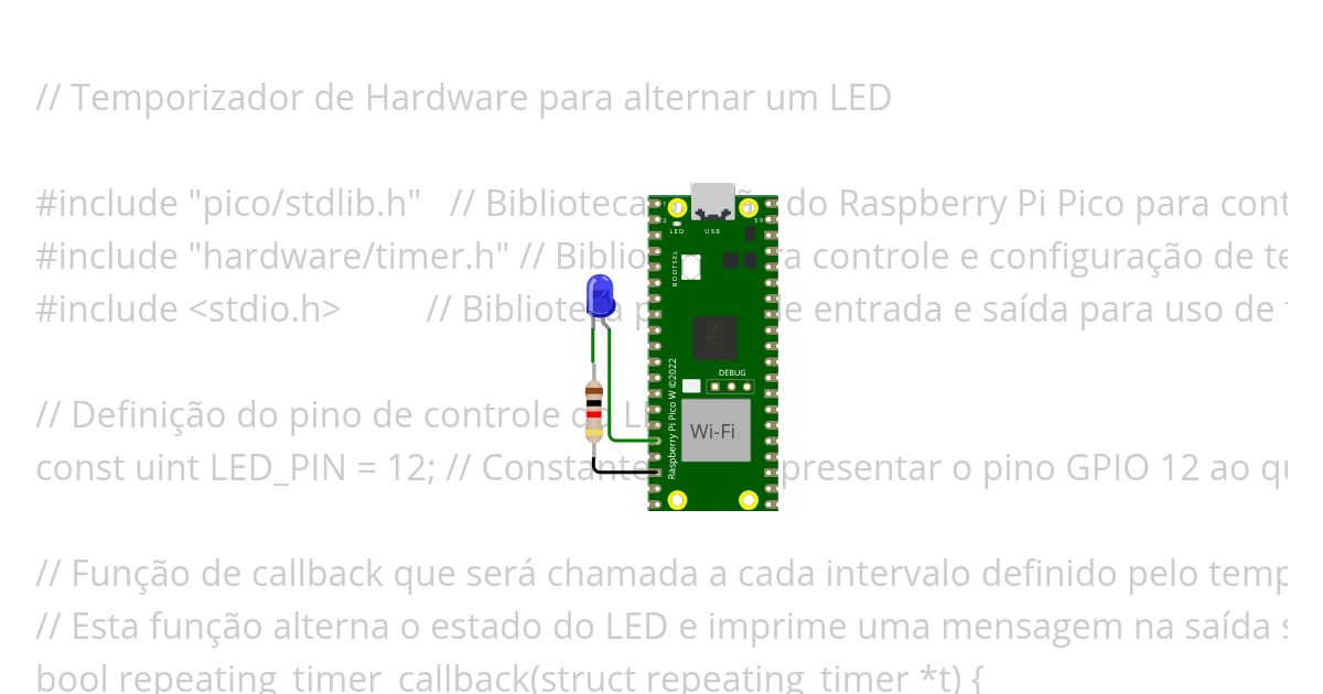 Lab5Hardware_timer_LED_U4C5embarcatech simulation